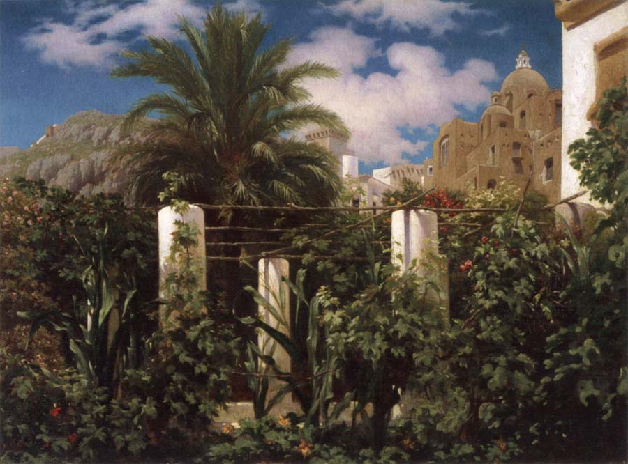 Garden of an Inn,Capri